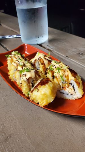 the barbosa roll (made vegan) at NoW Sushi in San Diego