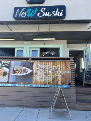   at NoW Sushi in San Diego