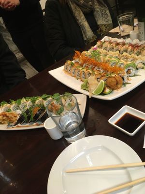 Vegan sushi, back when they were only serving this (est January 2020)  at NoW Sushi in San Diego