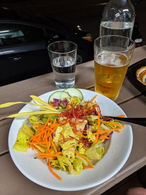 Salad at NoW Sushi in San Diego