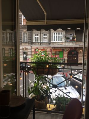 window seat at Marshal Food in Szczecin
