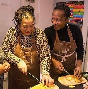 Attendees in action at Made In Hackney in London