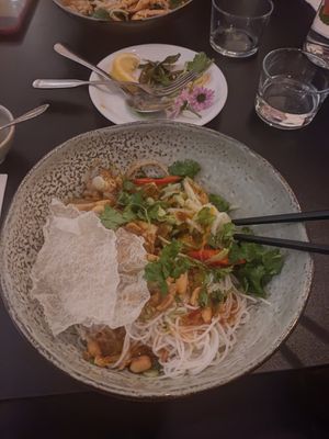 Vegan Bun thit xao xa at Vi Viet in Gothenburg