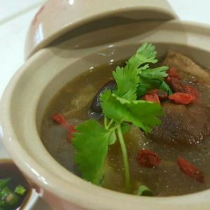 Ba Kut Teh Rice Set at Loving Hut Express in Medan