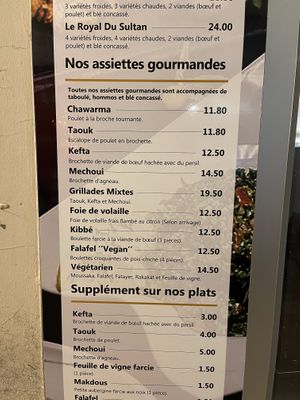 The one listed vegan assiette  at Le Sultan in Strasbourg