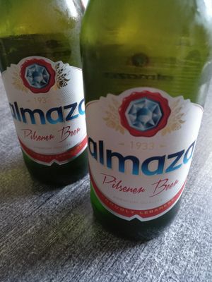 lebanese pils. yes that exists. light taste. would order again :) at Le Sultan in Strasbourg