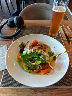 Mock duck curry with pumpkin. at Banoi  in Neuruppin