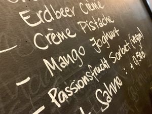 dessert menu at Banoi  in Neuruppin