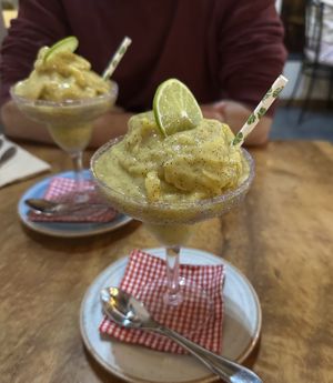 Dragonfruit daiquiri  at Orchid Coffee & Restaurant in Monteverde