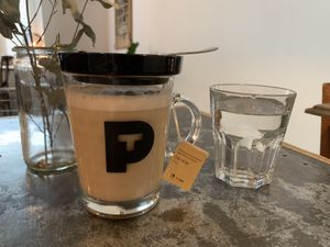 Chai latte  at tiktak in Linz