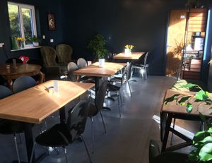 Sunshiney cafe!  at Satellite Cafe in Falmouth