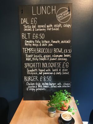 Lunch Menu  at Satellite Cafe in Falmouth