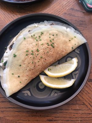 Crepes  at Satellite Cafe in Falmouth