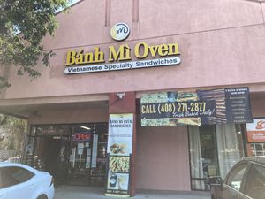 Outside at Banh Mi Oven in San Jose