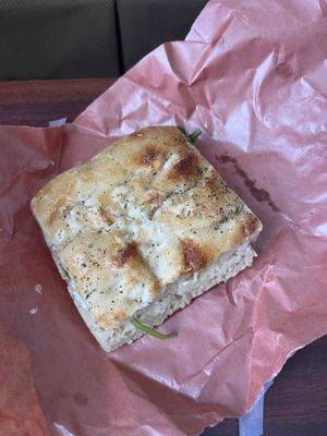 Smoked tofu sandwich   at Eadha Bakery Worker Co-op in Winnipeg