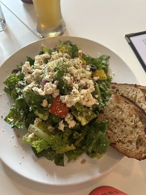 Feta salad  at Roughage Eatery in Winnipeg