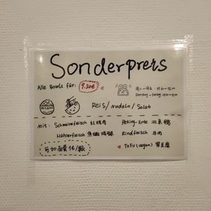 Lunchtime bowl deal at Baoz! Bar in Munich