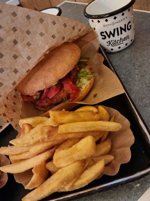 Swing Burger at Swing Kitchen - Schwedenplatz in Vienna