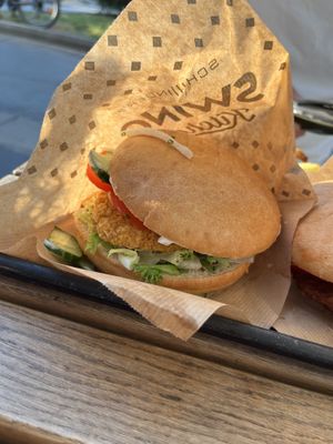 Vienna Burger  at Swing Kitchen - Schwedenplatz in Vienna