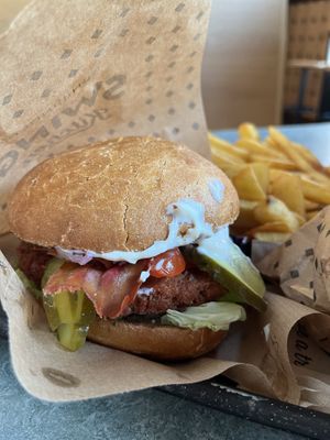 Bacon Burger   at Swing Kitchen - Schwedenplatz in Vienna
