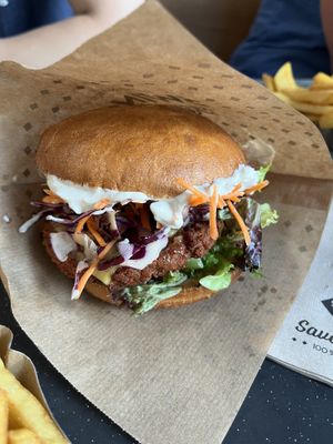 Cheese Burger  at Swing Kitchen - Schwedenplatz in Vienna