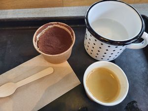 Tiramissu ❤️ at Swing Kitchen - Schwedenplatz in Vienna