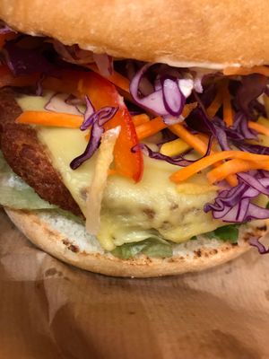 Burger at Swing Kitchen - Schwedenplatz in Vienna