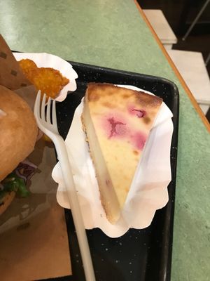 Cheesecake at Swing Kitchen - Schwedenplatz in Vienna