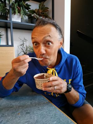 The best tiramisu !!  at Swing Kitchen - Schwedenplatz in Vienna