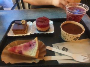 Desserts at Swing Kitchen - Schwedenplatz in Vienna