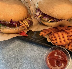 Look at these :) at Swing Kitchen - Schwedenplatz in Vienna