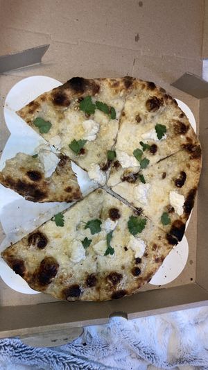 White Pie  #Veganuary at 20th Street Pizza in Philadelphia