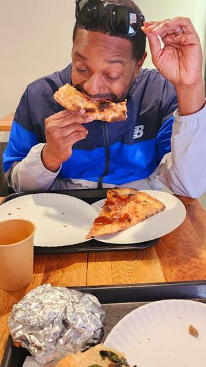 Hubby enjoyed! at 20th Street Pizza in Philadelphia