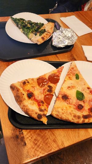 Plain and pepperoni! at 20th Street Pizza in Philadelphia