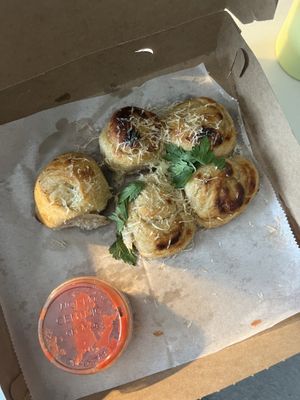 Garlic knots   at 20th Street Pizza in Philadelphia