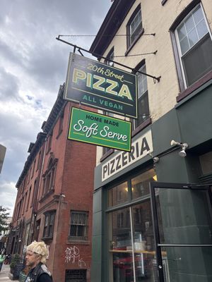   at 20th Street Pizza in Philadelphia