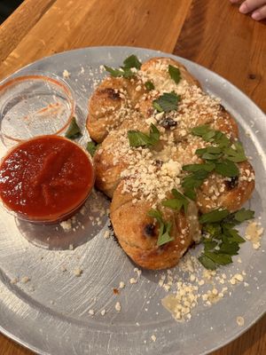 Garlic knots   at 20th Street Pizza in Philadelphia
