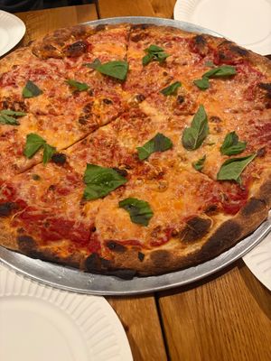 Pizza was AMAZING! Long wait time though. at 20th Street Pizza in Philadelphia