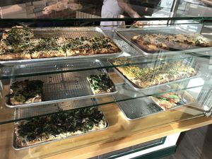 Six choices at 20th Street Pizza in Philadelphia