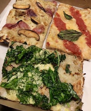 Pizza by the slice  at 20th Street Pizza in Philadelphia