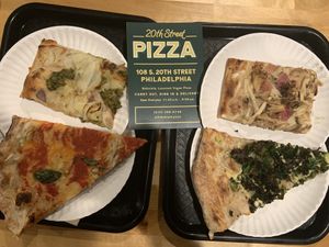I’ll take all 4 at 20th Street Pizza in Philadelphia