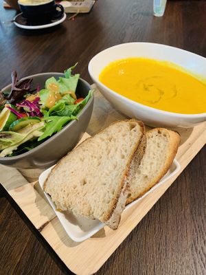 Pumpkin Soup  at Real Food 真食 - Novena in Central Singapore