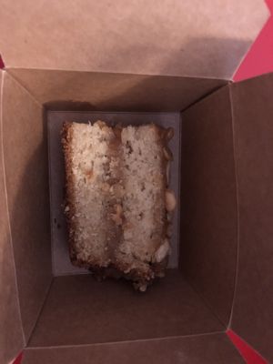 Peanut cake at The Carrot's Tail in Rathmines