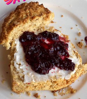Best scone ever at The Carrot's Tail in Rathmines