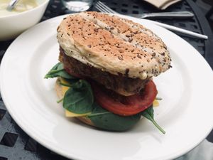 Burger at carrot’s tail at The Carrot's Tail in Rathmines