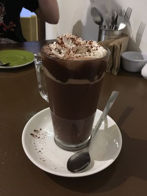 Hot chocolate at The Carrot's Tail in Rathmines