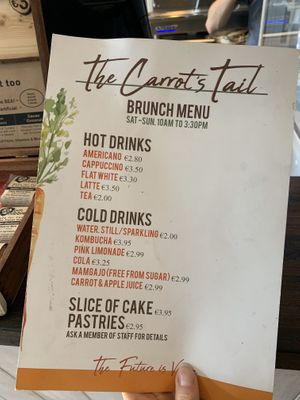 Specialty drinks at The Carrot's Tail in Rathmines