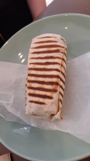 Breakfast burrito at The Carrot's Tail in Rathmines
