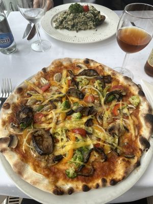 New vegan cheese   at Il Pomodoro in Herisau