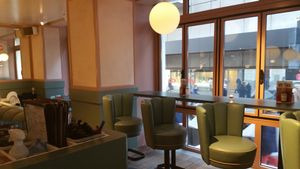 Interior at Helvti Diner - Bellevue in Zurich
